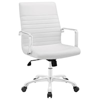 Finesse Mid Back Office Chair In White