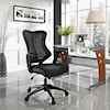 Modway Home Office Clutch Office Chair In Black