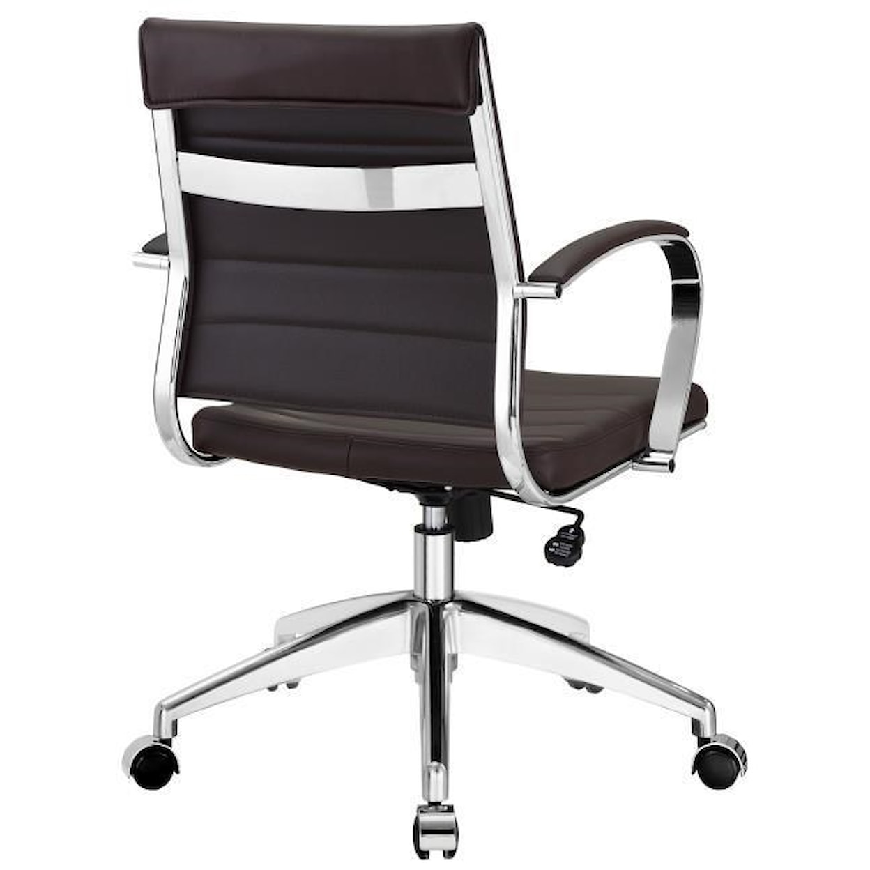 Modway Home Office Jive Mid Back Office Chair In Brown