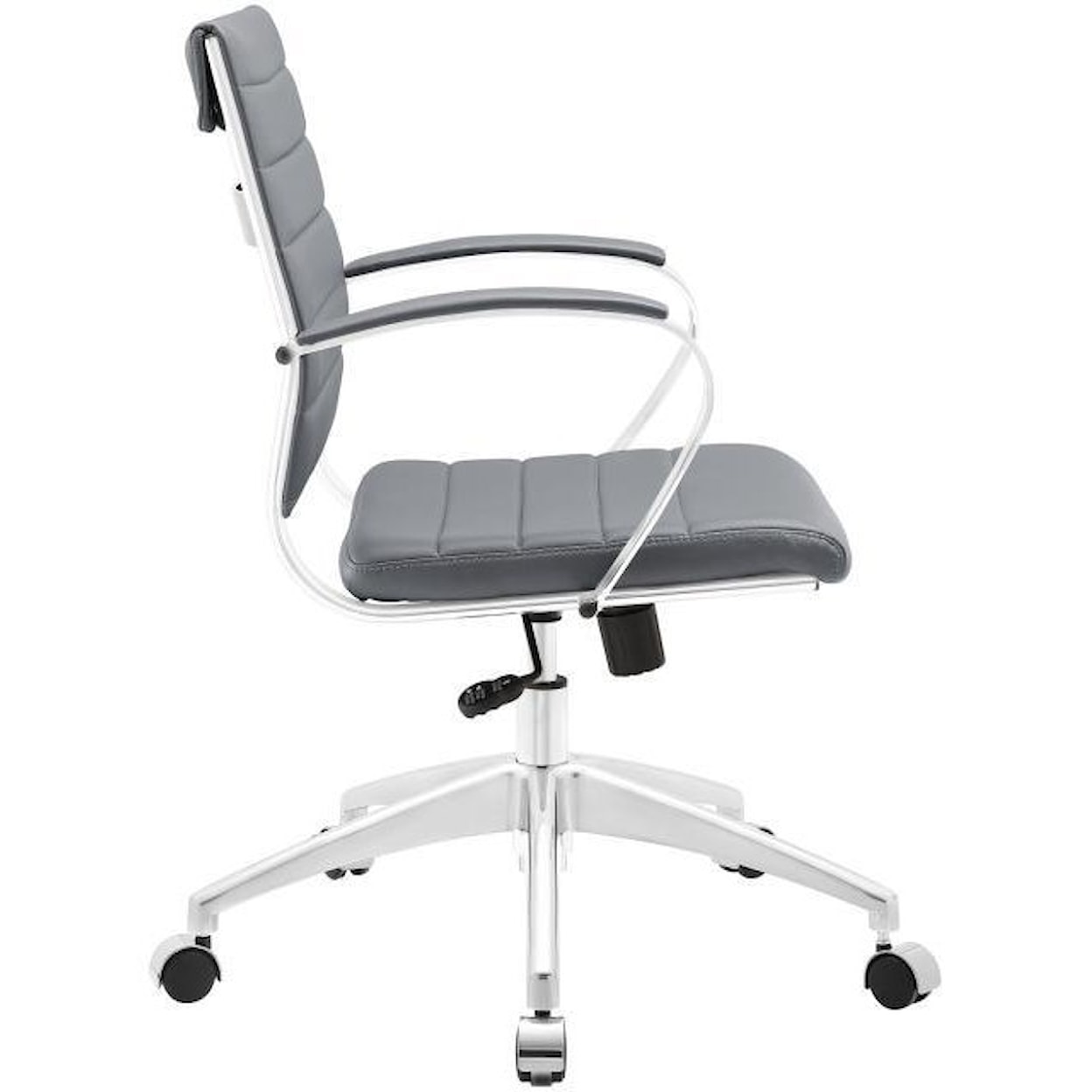 Modway Home Office Jive Mid Back Office Chair In Gray