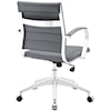 Modway Home Office Jive Mid Back Office Chair In Gray