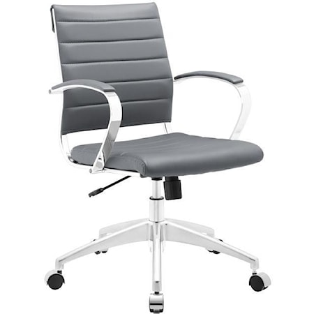 Jive Mid Back Office Chair In Gray