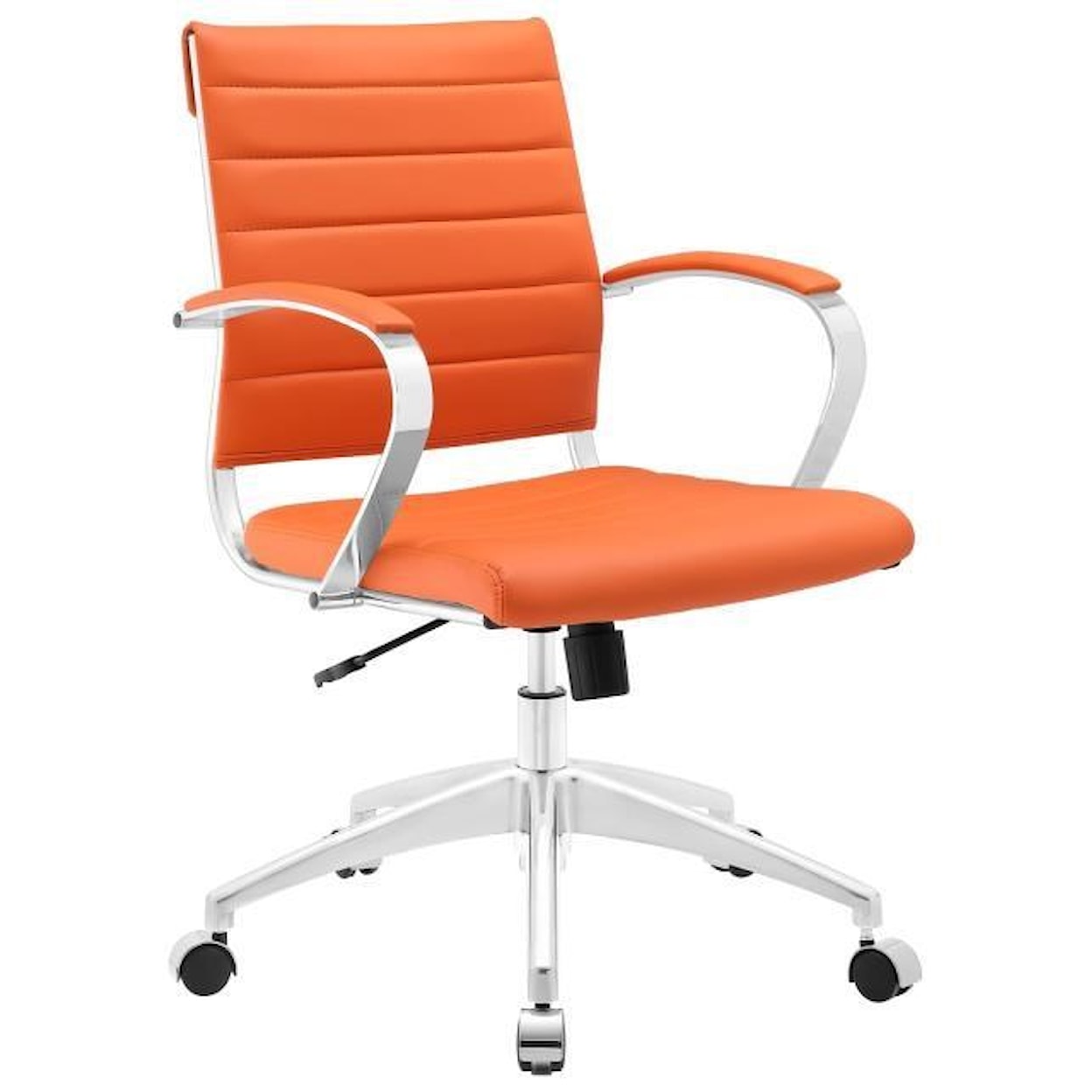 Modway Home Office Jive Mid Back Office Chair In Orange