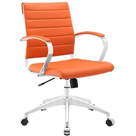 Jive Mid Back Office Chair In Orange