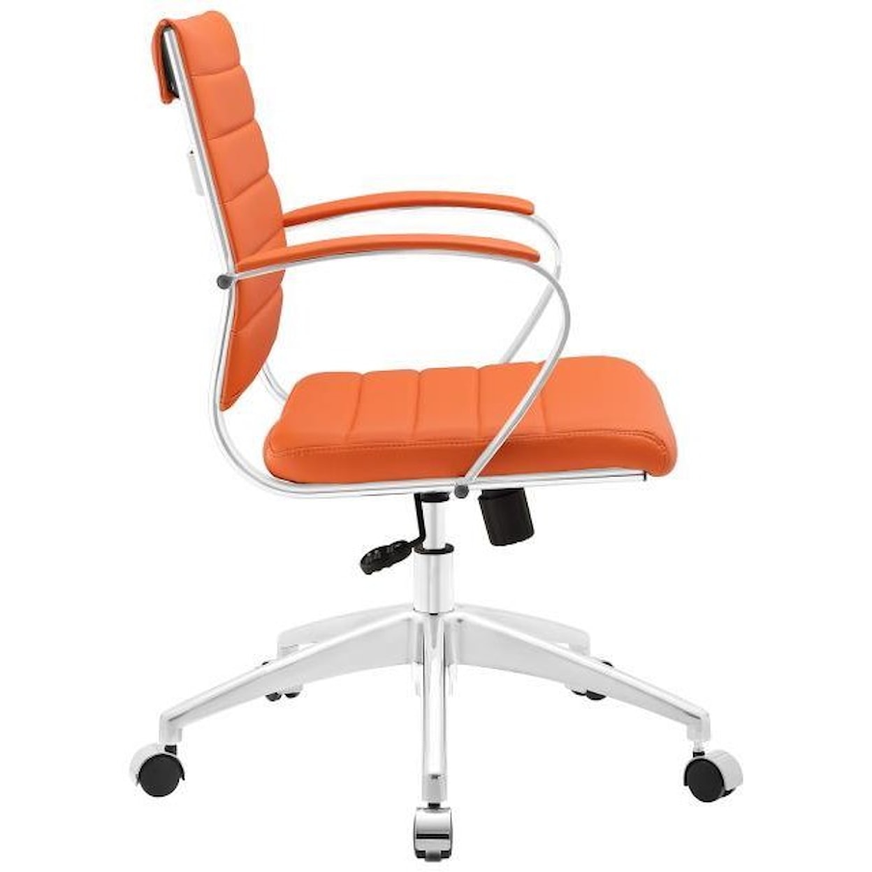 Modway Home Office Jive Mid Back Office Chair In Orange