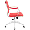 Modway Home Office Jive Mid Back Office Chair In Red