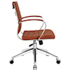 Modway Home Office Jive Mid Back Office Chair In Terracotta