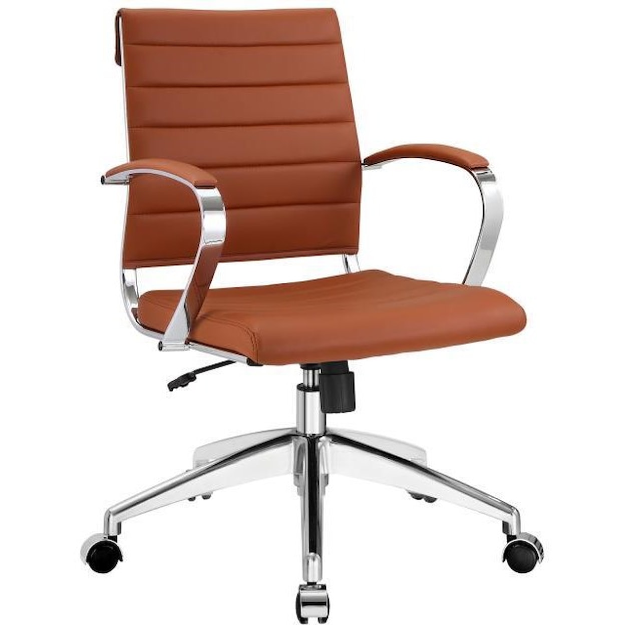 Modway Home Office Jive Mid Back Office Chair In Terracotta