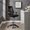 Modway Home Office Extol Mesh Drafting Chair In Black