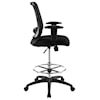 Modway Home Office Forge Mesh Drafting Chair In Black