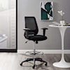 Modway Home Office Forge Mesh Drafting Chair In Black