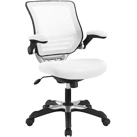 Edge Mesh Office Chair In White