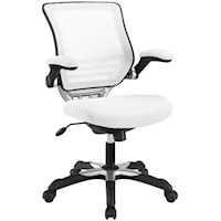 Edge Mesh Office Chair In White