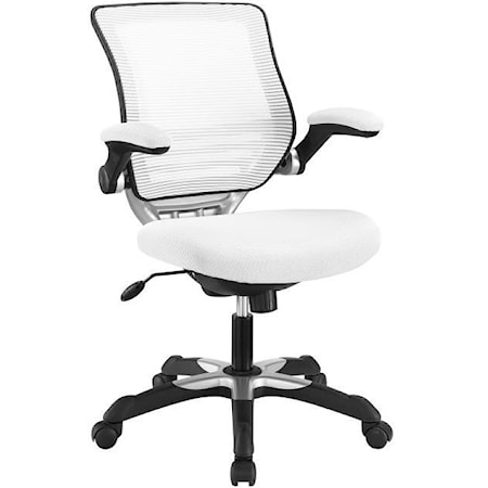 Edge Mesh Office Chair In White