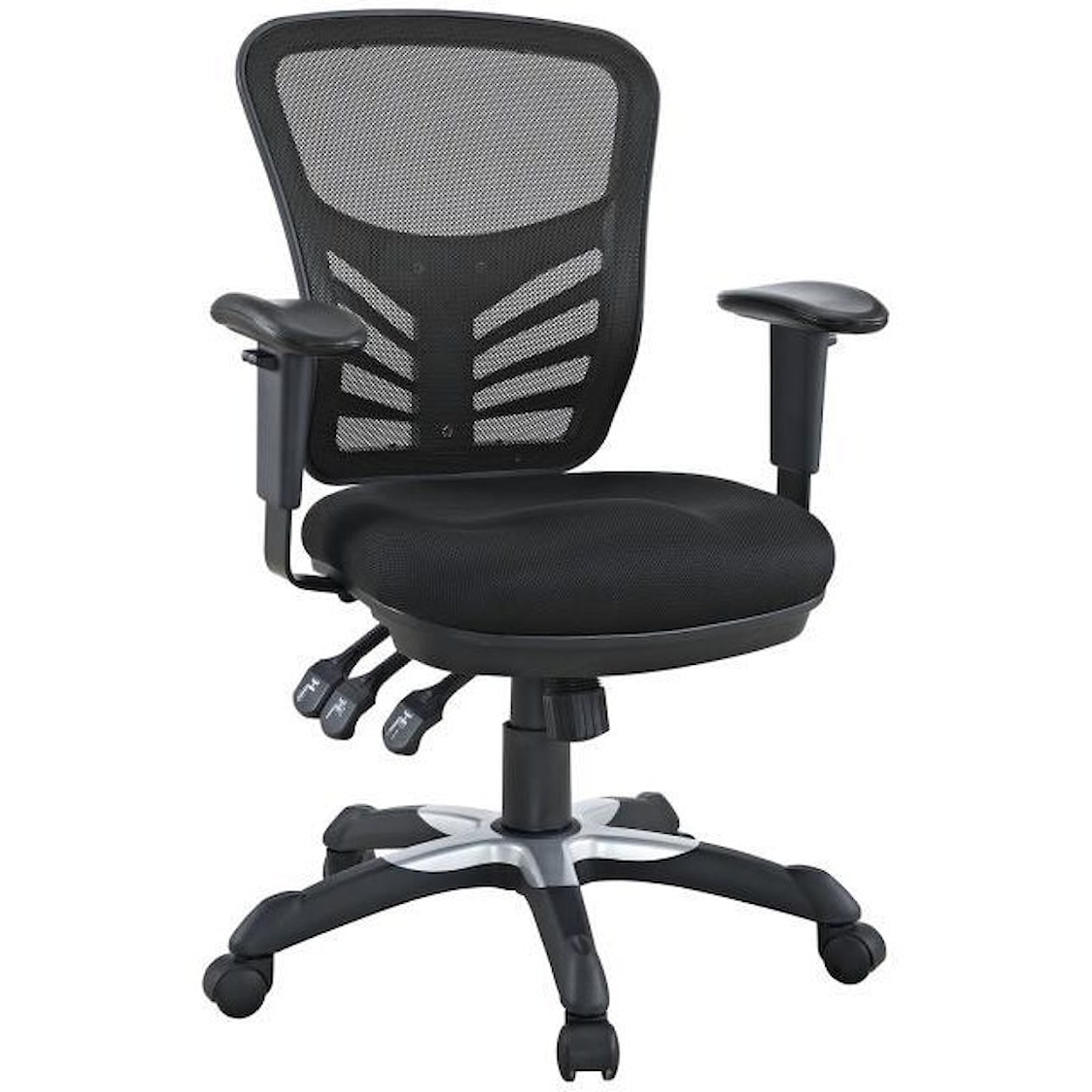 Modway Home Office Articulate Mesh Office Chair In Black