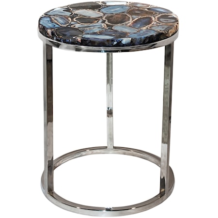 Shimmer Agate Accent Table