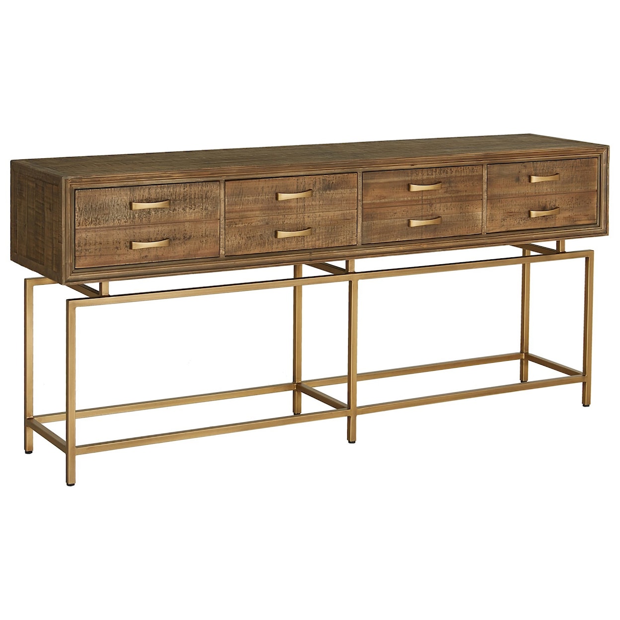 Moe's Home Collection Aristocrat Reclaimed Wood Console Table