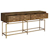 Moe's Home Collection Aristocrat Reclaimed Wood Console Table