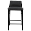 Moe's Home Collection Baron Charcoal Mid-Century Modern Counter Stool