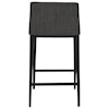 Moe's Home Collection Baron Charcoal Mid-Century Modern Counter Stool