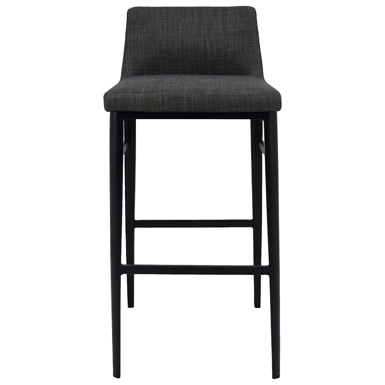 Moe's Home Collection Baron Charcoal Barstool