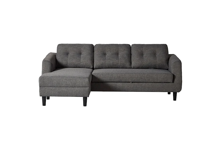 Belagio Sofa Bed with Chaise by Moe's Home Collection at Z & R Furniture