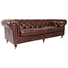 Moe's Home Collection Birmingham Tufted Top Grain Leather Sofa