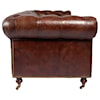 Moe's Home Collection Birmingham Tufted Top Grain Leather Sofa