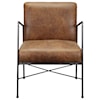 Moe's Home Collection Dagwood Leather Arm Chair