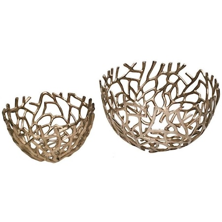 Nest Bowls Silver Set Of Two