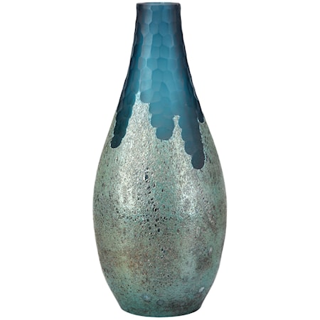 Teardrop Vase Blue