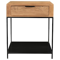 Contemporary 1-Drawer Side Table