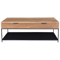 Contemporary 2-Drawer Coffee Table