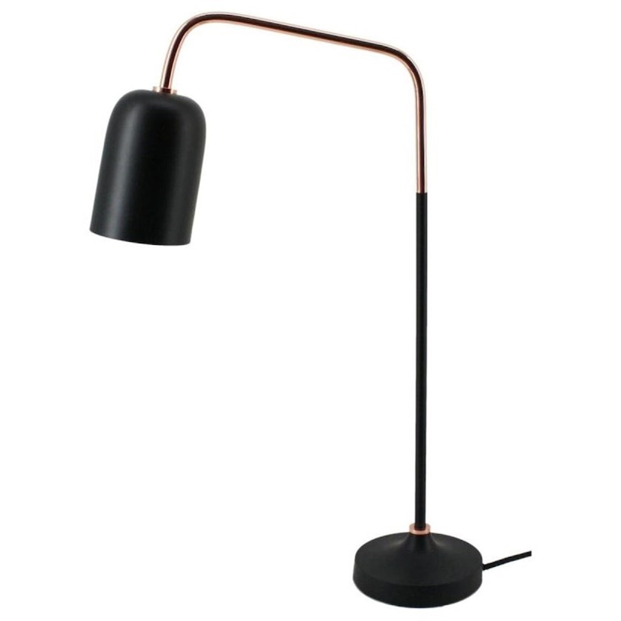 Moe's Home Collection Lighting Black Contemporary Table Lamp