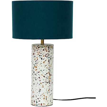 Terrazzo Cylinder Table Lamp