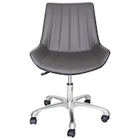 Transitional Office Task Chair with Adjustable Base