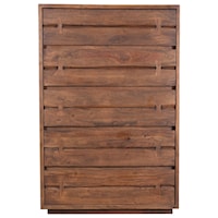 Rustic Chest with 5 Drawers