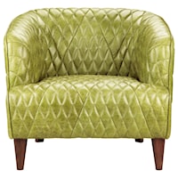 Contemporary Diamond Tufted Arm Chair 