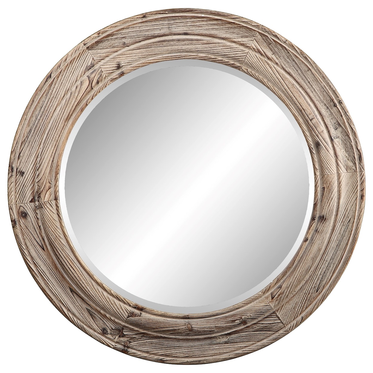 Moe's Home Collection Mirrors and Screens Porthole Mirror Brown