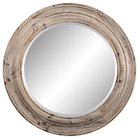 Porthole Mirror Brown