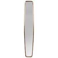 Fitzroy Mirror with Antique Brass Finish