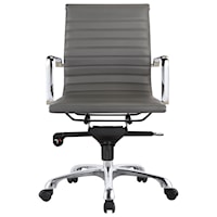 Contemporary Office Task Chair with Low Back