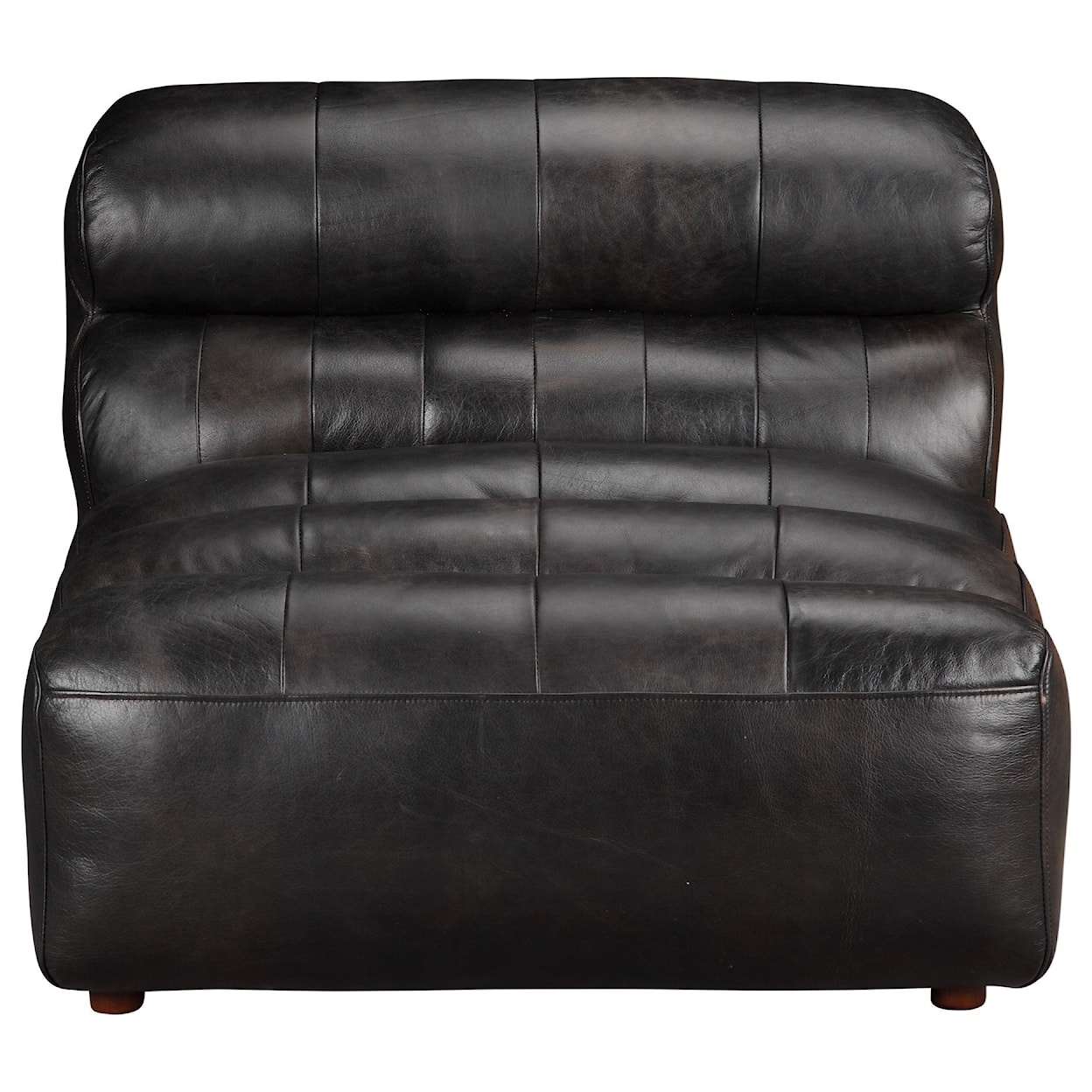 Moe's Home Collection Ramsay Leather Slipper Chair