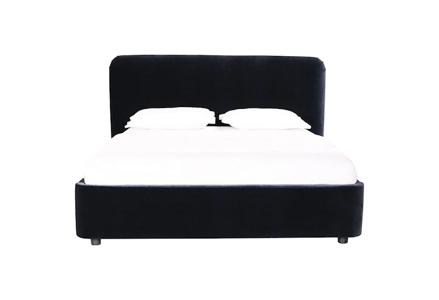 Samara Queen Upholstered Platform Bed by Moe's Home Collection at Stoney Creek Furniture 