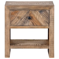 Rustic Nightstand with Reclaimed Wood