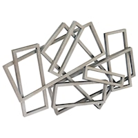 Metal Rectangles Wall Decor