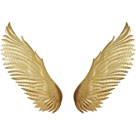 Wings Wall Décor Gold