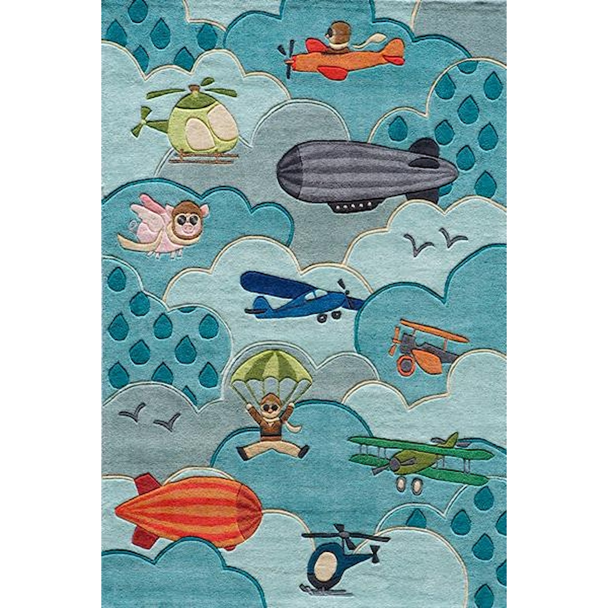 Momeni Lil Mo Whimsy 4' x 6' Rug