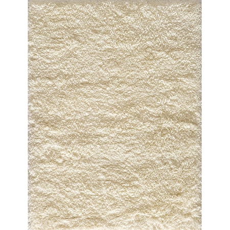 Ivory Comfort Shag 3' x 5' Rug