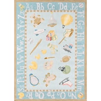 Classic Toys 5' X 7' Rug - Baby Blue